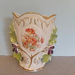 Lustreware Vintage Hand Painted Vase
